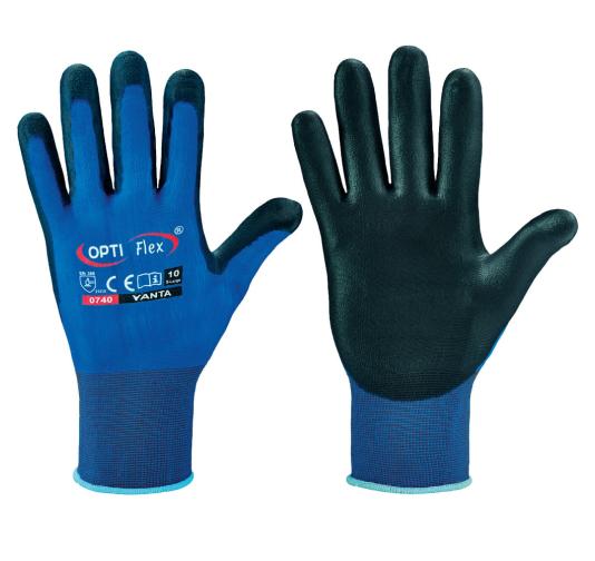 Gr .6 *LIQUIMATE* OPTI FLEX-HANDSCHUHE grau *LIQUIMATE* OPTI FLEX  GLOVES